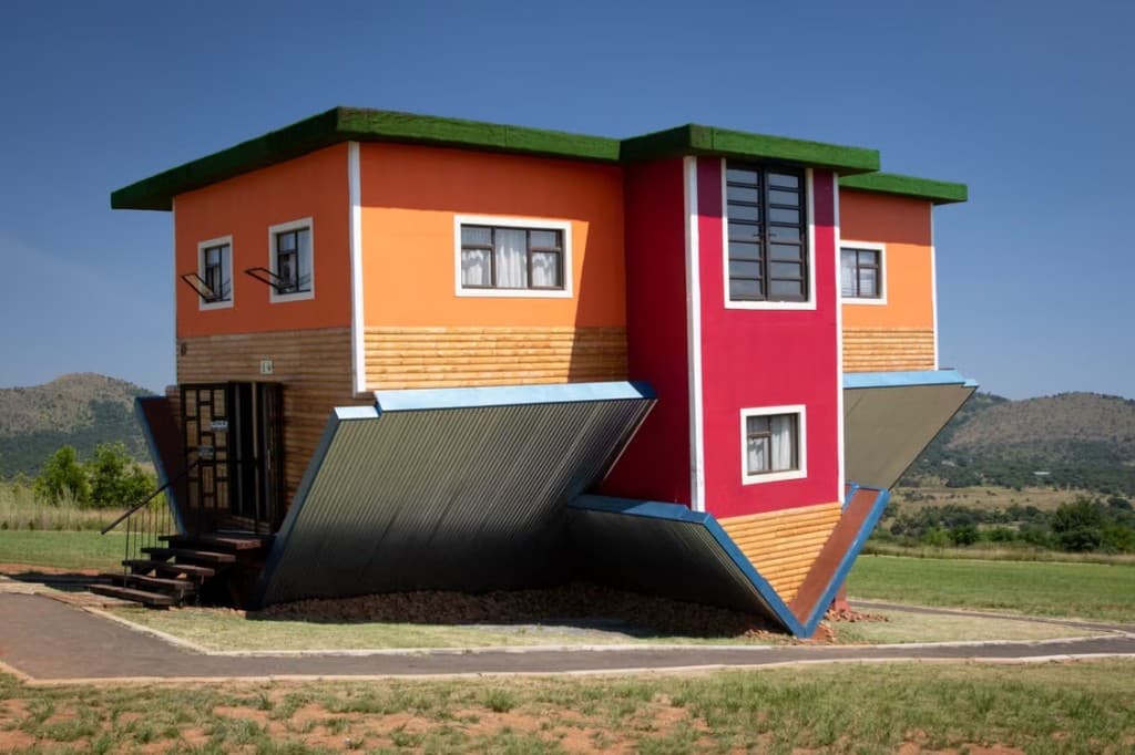 The Upside Down House in Hartbeespoort, North West province